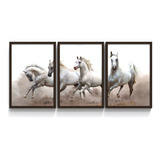 Quadro Decorativo Cavalos Fazenda Country Campo Sertanejo