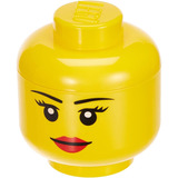 Bloque Para Almacenar Lego Storage Mini Cabeza Niña Girl
