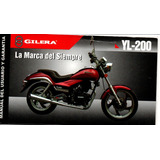 Manual Del Usuario Y Garantia Gilera Yl-200 Original 36 Pag.