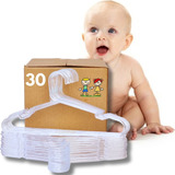 Cabide Acrílico Infantil Transparente Kit 30 Unidades Bebê