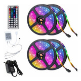 Fita Led Rgb 20m (4x5m) Decoração Colorida + Controle