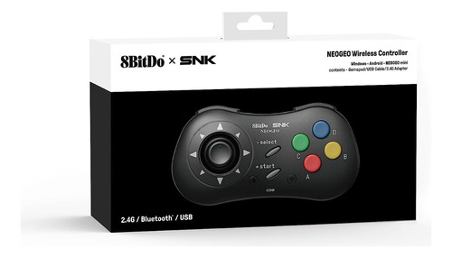 Controle 8bitdo Neogeo Wireless E Bluetooth Novo Lacrado