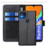 Flip Cover Para Xiaomi Redmi 10a/redmi 9c+mica Vidrio