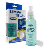 Kit Limpa Telas Start Tvs Gps Celular Vidros Bactericida