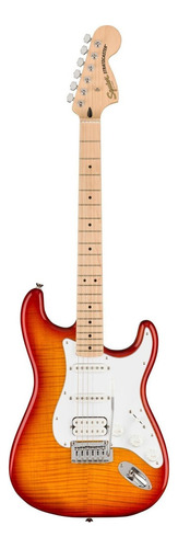 Guitarra Elétrica Squier By Fender Affinity Series Stratocaster Fmt Hss De  Choupo Sienna Sunburst Brilhante Com Diapasão De Bordo