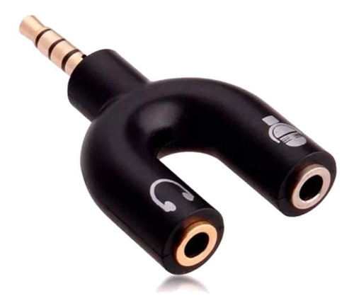 Adaptador Mini Plug Cor Preto P2 Conector P2 