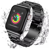 Correa Acero Inoxidable + Case Tpu Para Apple Watch 45mm