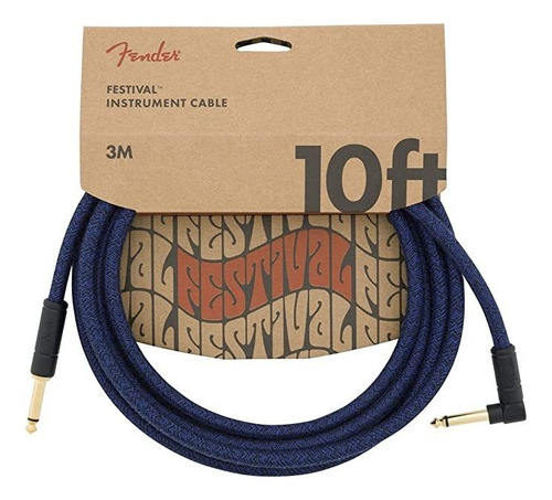 Fender Festival Hemp - Cable Para Instrumentos, Recto/ángu.