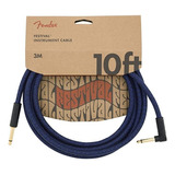 Fender Festival Hemp - Cable Para Instrumentos, Recto/ángu.