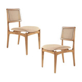 Cadeiras Mesa De Jantar C/ Teliinha - Safira - Decora Móveis