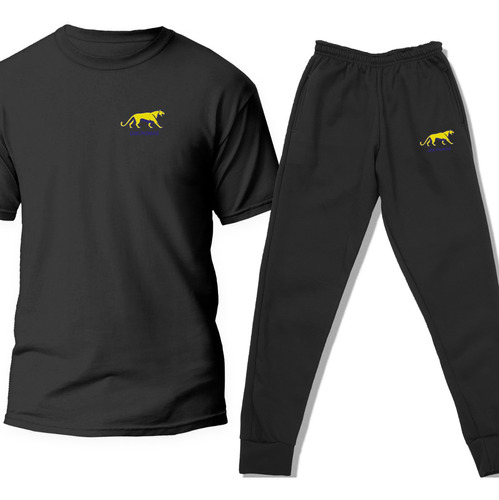 Conjunto Remera De Algodon Y Pantalon Jogging Rugby