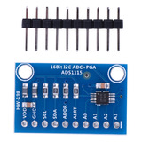 Conversor Analógico-digital Ads1115 I2c Adc De 16 Bits Para