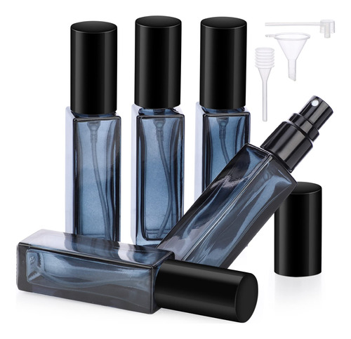 Segbeauty Botellas De Perfume De Vidrio, Paquete De 5 Botell