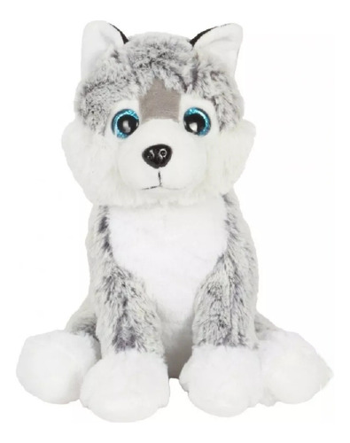 Perro Siberiano De Peluche Husky Ojostiernos Lobo Peluche C