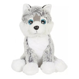 Perro Siberiano De Peluche Husky Ojostiernos Lobo Peluche C