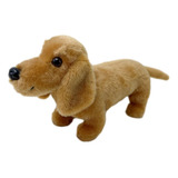 Muñeco De Perro Salchicha, Juguete De Peluche Suave,