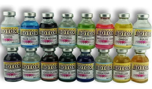 12 Ampollas Capilares De 25ml Botox Fu - mL a $3600