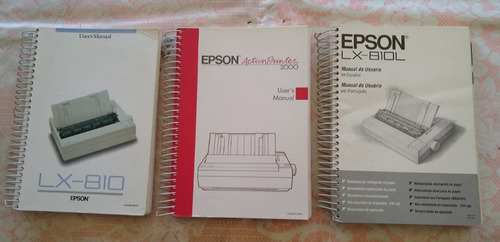 Manual De Impresora De Punto Epson Lx810