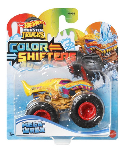 Hot Wheels Vehículo De Juguete 1:64 Color Shifters Mega-wrex