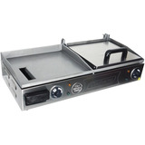 Chapa Lanches Profissional Prensa Elétrica Grill 70x30 Inox