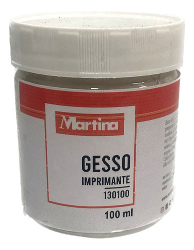 Pintura Acrílica Gesso Imprimante 100 Ml Manualidades