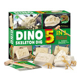 Kit Excavación 5 En 1 Dinosaurios Fósiles Arqueología