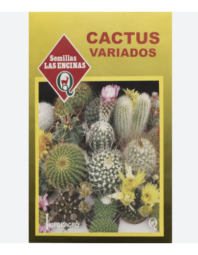 Semillas Certificadas Cactus Mix Variados Jardín