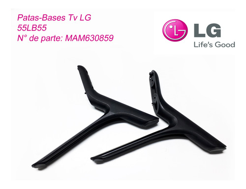 Bases/patas Originales Para Tv LG 55lb55, Checalas!!