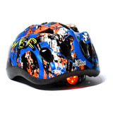 Casco Protector Niños Regulable Bicicleta Patin Skate C/ Luz