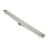 Conjunto 3 Ralos Linear Inox Polido 5cm X 100cm  Seca Piso