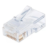 Ficha Rj45 Cable Red Utp Conector Plug Rj 45 Cat6  Pack 50u