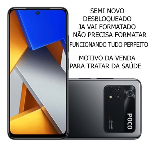 Smartphone Xiaomi Poco M4 Pro 8gbram  256gb Semi Novo 