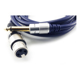 Cable  Plug Ts De 1/4 6,3 Mm A Xlr Canon  Hembra