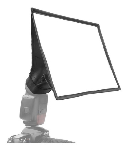 Difusor Plegable Softbox Universal 20x30 Cm Reflex Canon 