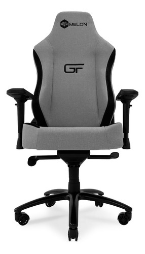 Silla De Escritorio Melon Grey Flag Gamer Ergonómica  Gris Con Tapizado De Tela