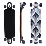 Skate Longboard Hondar Cruiser Montado Maple Completo Pro