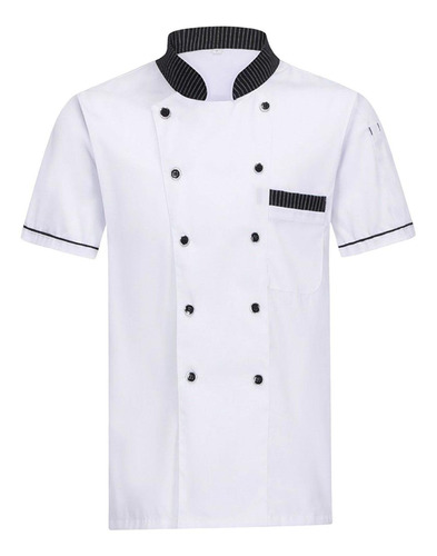 Chef Coat Jacket Hombres Mujeres Cocina Industria