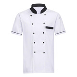 Chef Coat Jacket Hombres Mujeres Cocina Industria