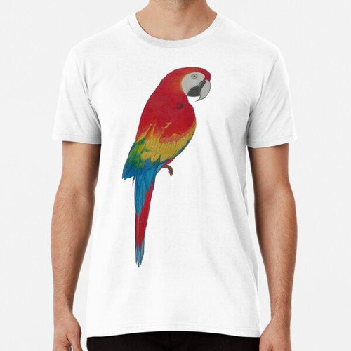 Remera Guacamaya Tropical Algodon Premium