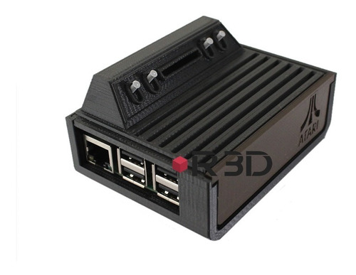 Case Atari Raspberry Pi3 - Parafusos Inclusos