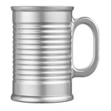 Jarro Mug Taza Conserve Moi Luminarc 320ml Templado Silver