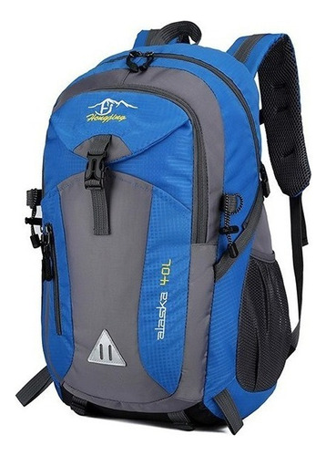 Mochila Deportiva Gym Casual Back Pack Impermeable Montaña M Color Azul Rey