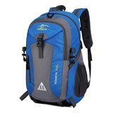 Mochila Deportiva Gym Casual Back Pack Impermeable Montaña M Color Azul Rey