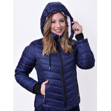Camperas Inflable Mujer Calidad Impermeable Capucha Corderit