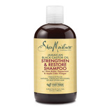 Shea Moisture Shampoo Jamaican Black Castor· Fuerza Restaura