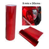 Rollo Vinil Laminex Rojo 9mts X 30cms Faros Y Calaveras