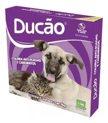 Coleira Antipulgas E Carrapatos Para Cães E Gatos Ducão