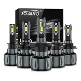 Kit De Faros Led H1 H7 H8 H11 9005 Hb3 9006 Hb4 9012 Hir2