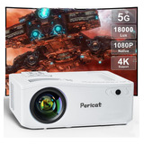 Proyector Bluetooth Wifi 5g 1080p, Pantalla 350 Para Cine.