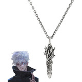 Collar Jujutsu Kaisen Amuletos Anime Cadena Cosplay Acero 